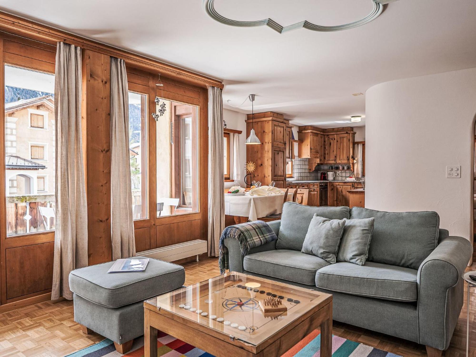 Apartment Chesa Mezzaun By Interhome Zuoz Bagian luar foto